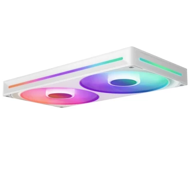 NZXT 280 mm F280 RGB Core fehér hűtőventilátor NZXT 280 mm F280 RGB Core fehér hűtőventilátor