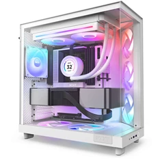 NZXT 280 mm F280 RGB Core fehér hűtőventilátor NZXT 280 mm F280 RGB Core fehér hűtőventilátor