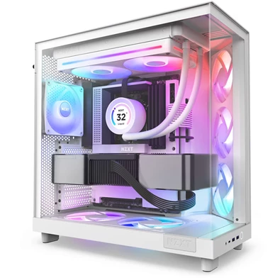 NZXT 280 mm F280 RGB Core fehér hűtőventilátor NZXT 280 mm F280 RGB Core fehér hűtőventilátor