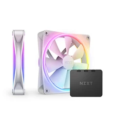 NZXT 2xF140 RGB DUO fehér ventilátor & RGB vezérlő NZXT 2xF140 RGB DUO fehér ventilátor & RGB vezérlő