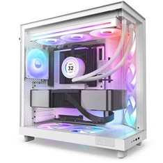 NZXT 360 mm F360 RGB Core fehér hűtőventilátor NZXT 360 mm F360 RGB Core fehér hűtőventilátor