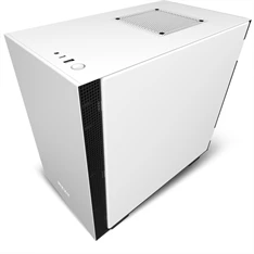 NZXT H210 Fekete-Fehér (Táp nélküli) ablakos mini-ITX ház NZXT H210 Fekete-Fehér (Táp nélküli) ablakos mini-ITX ház