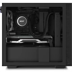 NZXT H210 Fekete (Táp nélküli) ablakos mini-ITX ház NZXT H210 Fekete (Táp nélküli) ablakos mini-ITX ház