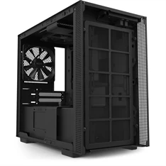 NZXT H210 Fekete (Táp nélküli) ablakos mini-ITX ház NZXT H210 Fekete (Táp nélküli) ablakos mini-ITX ház