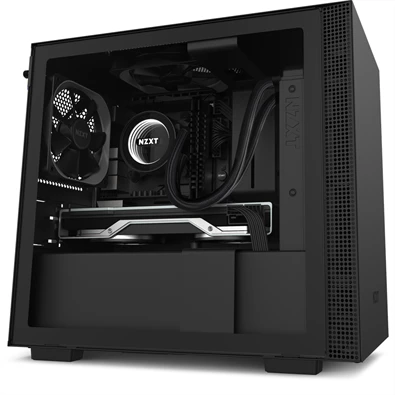 NZXT H210 Fekete (Táp nélküli) ablakos mini-ITX ház NZXT H210 Fekete (Táp nélküli) ablakos mini-ITX ház