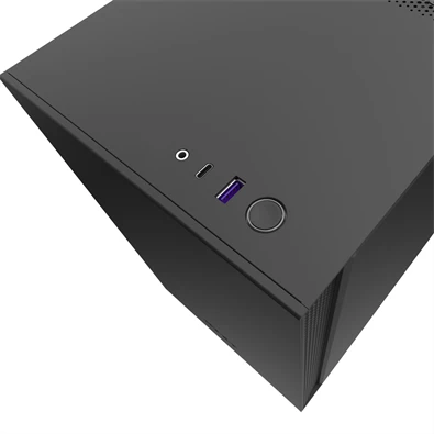 NZXT H210 Fekete (Táp nélküli) ablakos mini-ITX ház NZXT H210 Fekete (Táp nélküli) ablakos mini-ITX ház