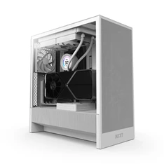 NZXT H5 Flow (2024) fehér (táp nélküli) ablakos mATX ház NZXT H5 Flow (2024) fehér (táp nélküli) ablakos mATX ház