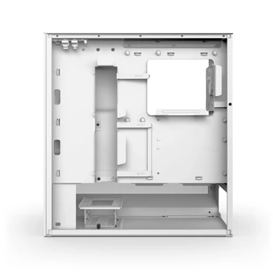 NZXT H5 Flow (2024) fehér (táp nélküli) ablakos mATX ház NZXT H5 Flow (2024) fehér (táp nélküli) ablakos mATX ház