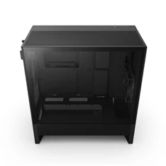NZXT H5 Flow (2024) fekete (táp nélküli) ablakos mATX ház NZXT H5 Flow (2024) fekete (táp nélküli) ablakos mATX ház