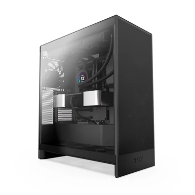 NZXT H7 Flow 2024 Fekete (Táp nélküli) ablakos ATX ház NZXT H7 Flow 2024 Fekete (Táp nélküli) ablakos ATX ház