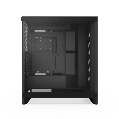 NZXT H7 Flow 2024 RGB Fekete (Táp nélküli) ablakos ATX ház NZXT H7 Flow 2024 RGB Fekete (Táp nélküli) ablakos ATX ház