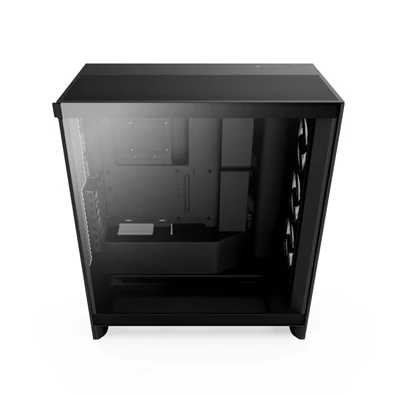 NZXT H7 Flow 2024 RGB Fekete (Táp nélküli) ablakos ATX ház NZXT H7 Flow 2024 RGB Fekete (Táp nélküli) ablakos ATX ház