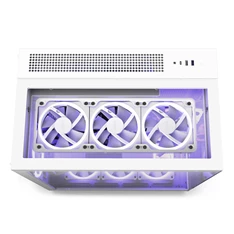 NZXT H9 Elite Fehér (Táp nélküli) ablakos ATX ház