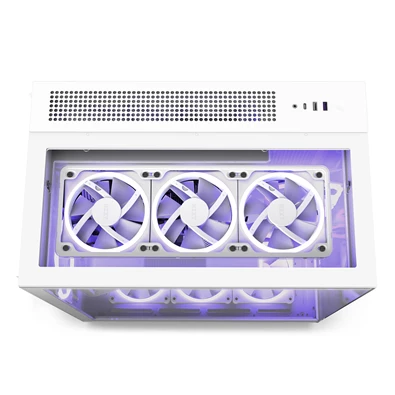 NZXT H9 Elite Fehér (Táp nélküli) ablakos ATX ház