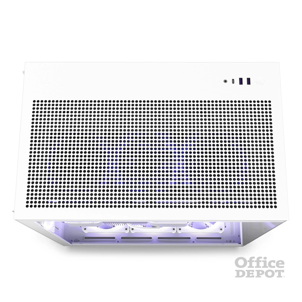NZXT H9 Flow Fehér (Táp nélküli) ablakos ATX ház