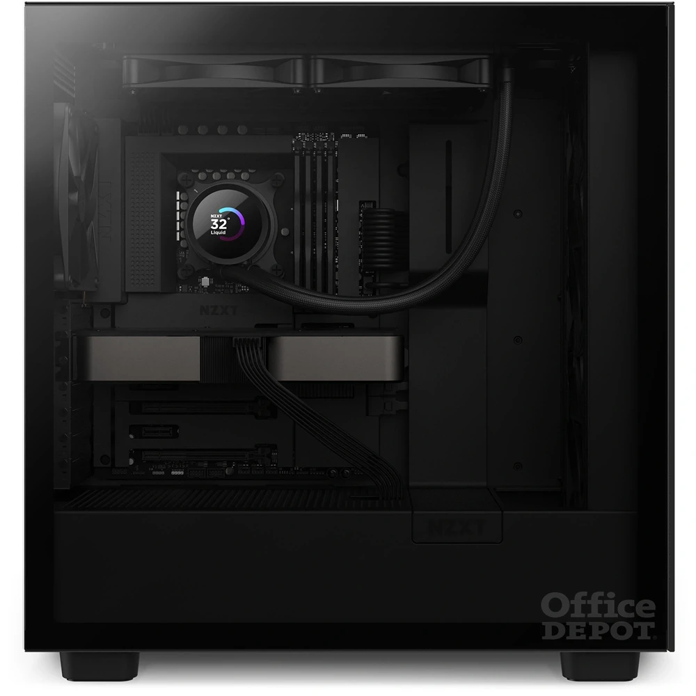 NZXT Kraken 280 280mm 2x140mm AIO fekete vízhűtéses processzor hűtő