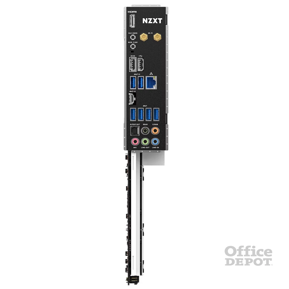 NZXT N7 B650E Wi-Fi AMD B650 AM5 ATX fehér alaplap