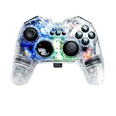 Nacon 2809125 GC-200WL vezeték nélküli átlátszó RGB PC kontroller Nacon 2809125 GC-200WL vezeték nélküli átlátszó RGB PC kontroller