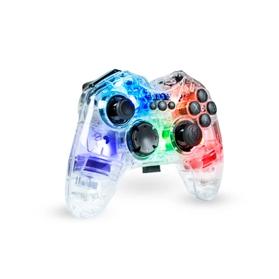 Nacon 2809125 GC-200WL vezeték nélküli átlátszó RGB PC kontroller Nacon 2809125 GC-200WL vezeték nélküli átlátszó RGB PC kontroller