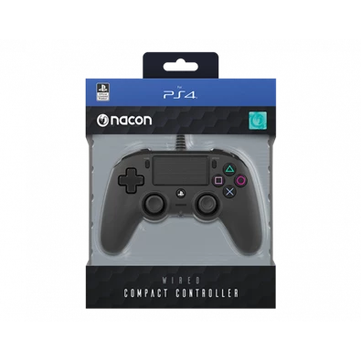 Nacon 2804959 Compact PS4 vezetékes fekete kontroller
