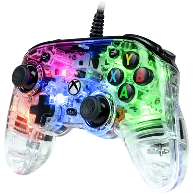 Nacon 2808488 Pro Compact Xbox Series vezetékes átlátszó RGB kontroller Nacon 2808488 Pro Compact Xbox Series vezetékes átlátszó RGB kontroller