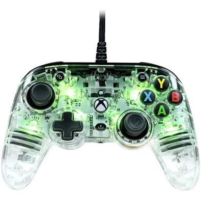 Nacon 2808488 Pro Compact Xbox Series vezetékes átlátszó RGB kontroller Nacon 2808488 Pro Compact Xbox Series vezetékes átlátszó RGB kontroller