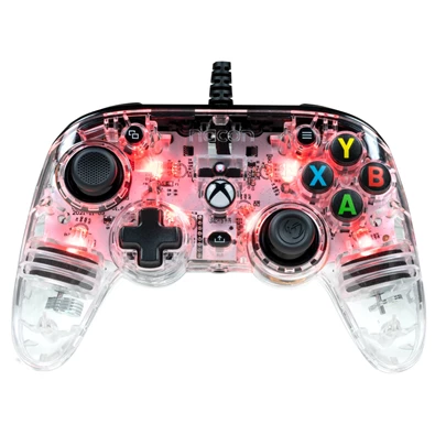 Nacon 2808488 Pro Compact Xbox Series vezetékes átlátszó RGB kontroller Nacon 2808488 Pro Compact Xbox Series vezetékes átlátszó RGB kontroller