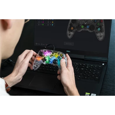 Nacon 2808488 Pro Compact Xbox Series vezetékes átlátszó RGB kontroller Nacon 2808488 Pro Compact Xbox Series vezetékes átlátszó RGB kontroller