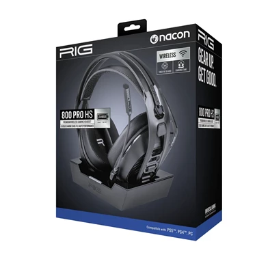 Nacon 2808590 RIG 800 PRO HS PS5 fekete gamer headset Nacon 2808590 RIG 800 PRO HS PS5 fekete gamer headset