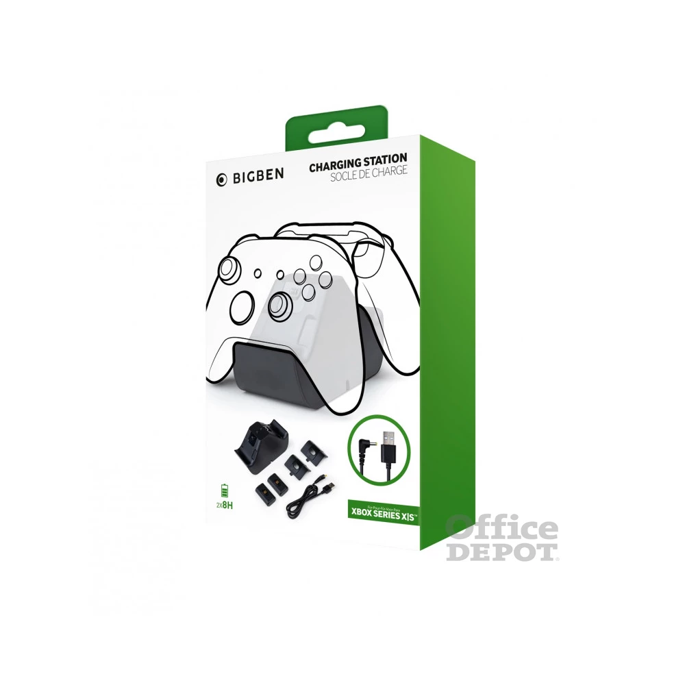 BigBen 2807372 Xbox Series X Dual fekete töltőállomás