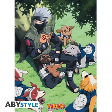 Naruto "Kakashi and dogs" 52x38 cm poszter Naruto "Kakashi and dogs" 52x38 cm poszter