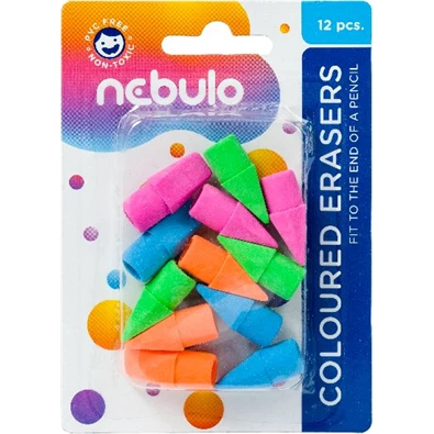 Nebulo 12db-os ceruzavég radír Nebulo 12db-os ceruzavég radír