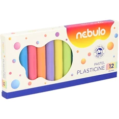 Nebulo 200g 12 db-os pasztell színű gyurma