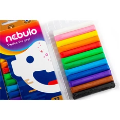 Nebulo 200g 12db-os vegyes színű gyurma Nebulo 200g 12db-os vegyes színű gyurma