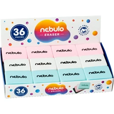 Nebulo 3 színben logózott radír Nebulo 3 színben logózott radír