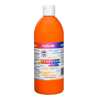 Nebulo 500 ml-es narancssárga tempera festék Nebulo 500 ml-es narancssárga tempera festék