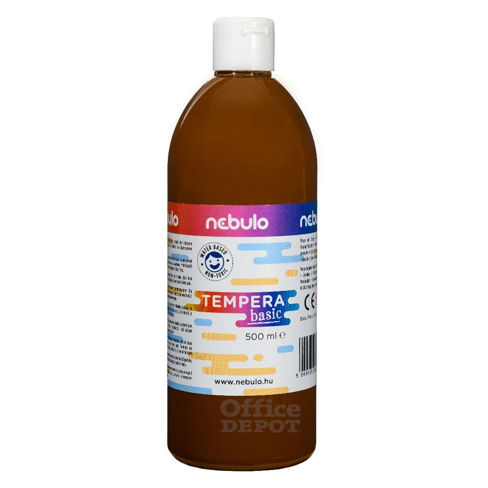 Nebulo 500ml-es barna tempera festék