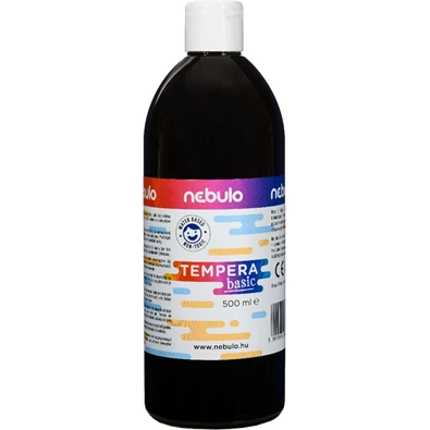 Nebulo 500ml-es fekete tempera festék Nebulo 500ml-es fekete tempera festék