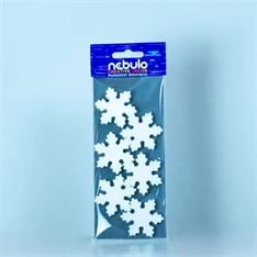Nebulo Creative Dekor Hópihe 6 db-os 8x20 cm polisztirol dekoráció Nebulo Creative Dekor Hópihe 6 db-os 8x20 cm polisztirol dekoráció
