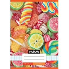 Nebulo Cuki minták II A5 27-32 tűzött kockás füzet