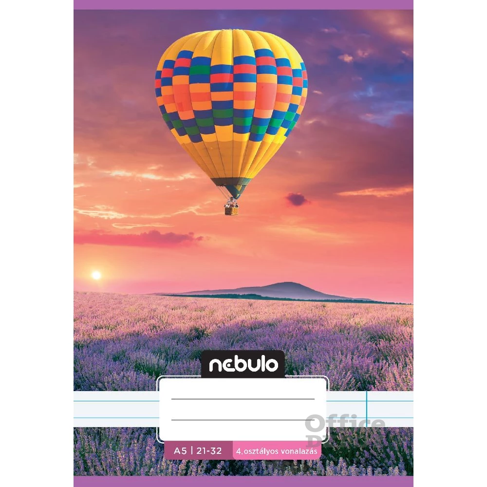 Nebulo Cuki minták I. A5 4. osztályos 21-32 tűzött vonalas füzet