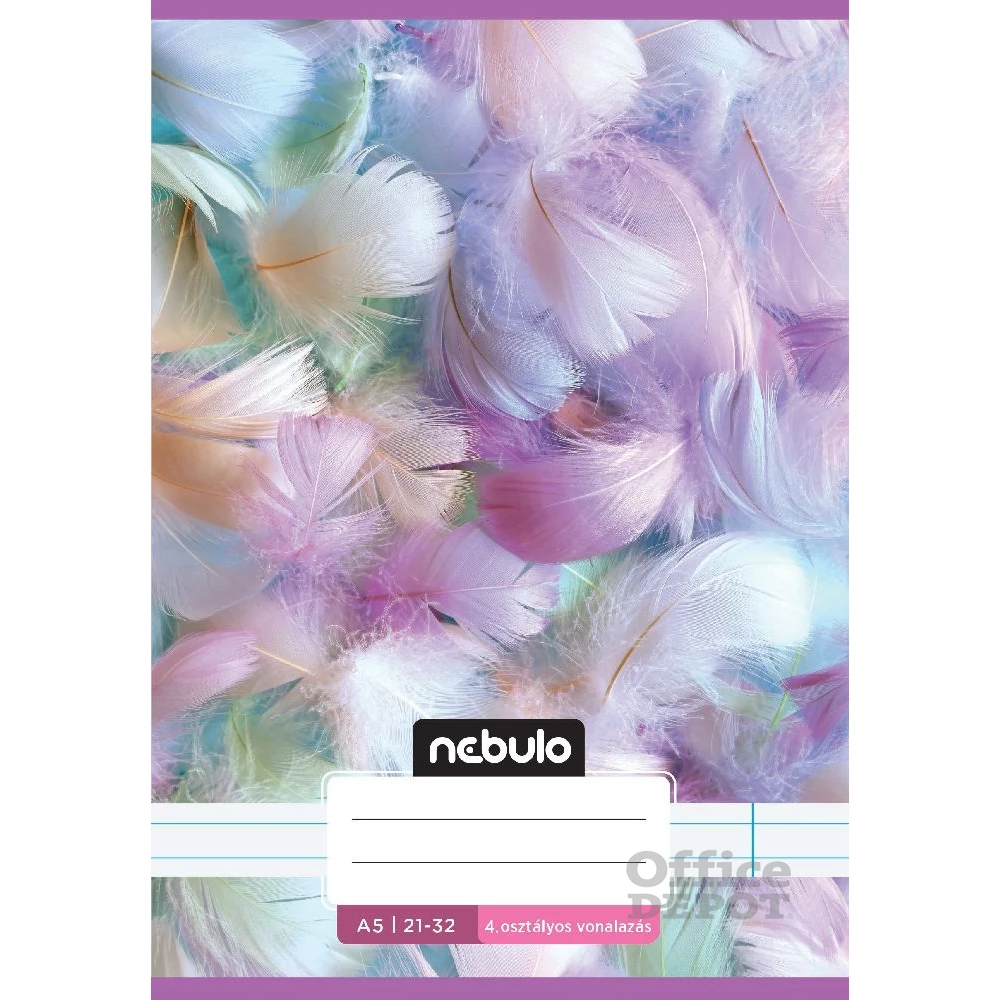 Nebulo Cuki minták I. A5 4. osztályos 21-32 tűzött vonalas füzet