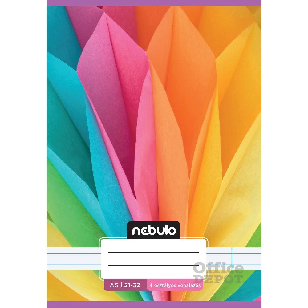 Nebulo Cuki minták I. A5 4. osztályos 21-32 tűzött vonalas füzet