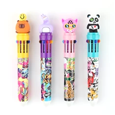 Nebulo Funny animals 10 színű golyóstoll