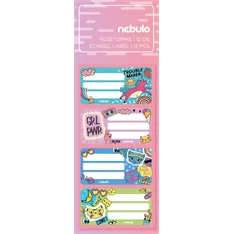 Nebulo Girl Power 12 db füzetcímke