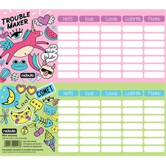 Nebulo Girl Power mini órarend