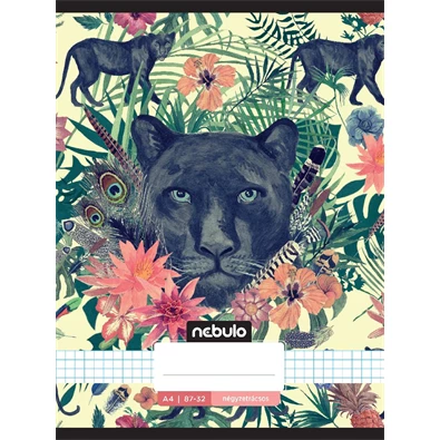 Nebulo L-Design A4 87-32 tűzött kockás füzet