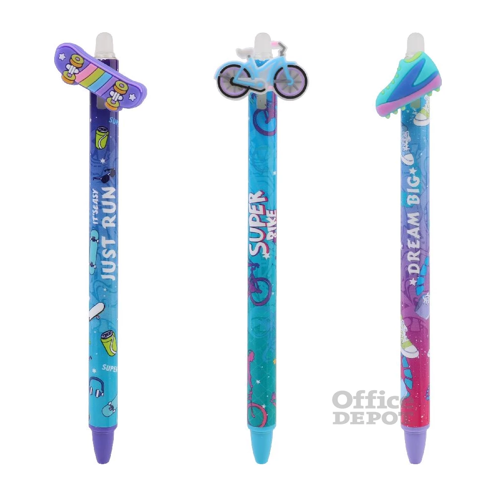 Nebulo Sport radírozható nyomógombos zselés toll