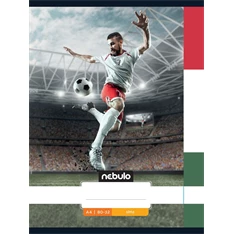 Nebulo Xtreme A4 80-32 tűzött sima füzet