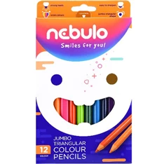 Nebulo Jumbo háromszögletű 12 db-os színesceruza készlet